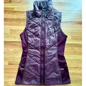 Athleta Purple Quilted Vest